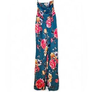 Band of Gypsies Floral Wide-Leg Jumpsuit